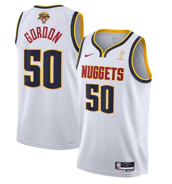 Men's Denver Nuggets #50 Aaron Gordon White 2023 Finals Association Edition Stitched Basketball Jersey,We sell and wholesale Men's Denver Nuggets #50 Aaron Gordon White 2023 Finals Association Edition Stitched Basketball Jersey on line form chian!